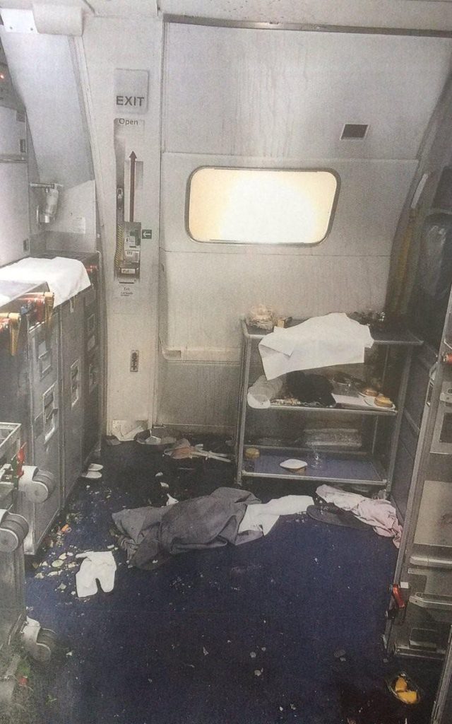 Aftermath of Delta Flight Incident